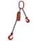 Hsi Sngl Leg Chain Slng, Adjstbl Type B, 3/8 in dia, 16ft L, Oblong Link to Slng Hook, 8,800lb Lmt 10ASOS3/8B-16 - alternate 1